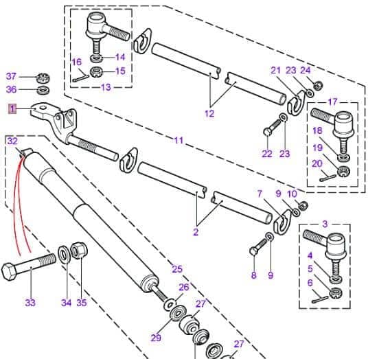 Steering Twinwoods 4x4 Ltd Land Rover Parts & Td5 Specialist